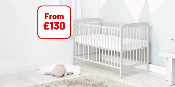 Nursery room sets from £130. Get more for less.